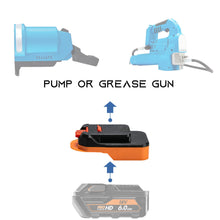 Lade das Bild in den Galerie-Viewer, AEG 18V auf MacNaught 18V Batterieadapter (Pumpe, Fettpresse)