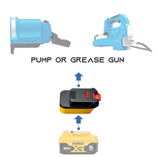 Lade das Bild in den Galerie-Viewer, DeWalt 20V auf MacNaught 18V Batterieadapter (Pumpe, Fettpresse)