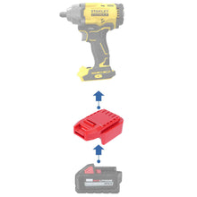 Lade das Bild in den Galerie-Viewer, Milwaukee 18V auf Stanley V20 Batterieadapter