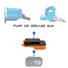 Lade das Bild in den Galerie-Viewer, RIDGID 18V auf MacNaught 18V Batterieadapter (Pumpe, Fettpresse)