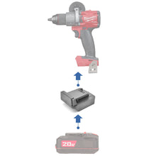 Lade das Bild in den Galerie-Viewer, Bauer 20V auf Milwaukee 18V Batterieadapter