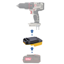 Lade das Bild in den Galerie-Viewer, Bauer 20V auf Porter Cable 20V Batterieadapter