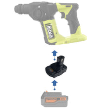 Lade das Bild in den Galerie-Viewer, Black and Decker 20V auf Ryobi 18V Batterieadapter