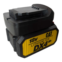 Lade das Bild in den Galerie-Viewer, CAT 18V auf DeWalt 20V Batterieadapter
