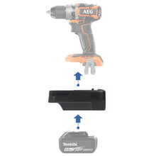 Lade das Bild in den Galerie-Viewer, Makita 18V auf AEG 18V Batterieadapter