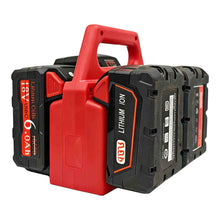 Lade das Bild in den Galerie-Viewer, 4-fach Akkuhalter und Tragegriff für Milwaukee M18 18V Akkus