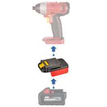 Lade das Bild in den Galerie-Viewer, Milwaukee 18V auf Chicago Electric 18V Batterieadapter