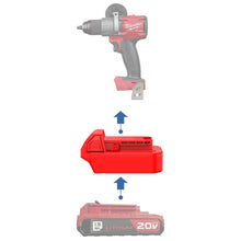Lade das Bild in den Galerie-Viewer, Porter Cable 20V auf Milwaukee 18V Batterieadapter