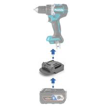 Lade das Bild in den Galerie-Viewer, RIDGID 18V auf Makita 18V Batterieadapter (ABS)