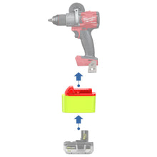 Lade das Bild in den Galerie-Viewer, Ryobi 18V auf Milwaukee 18V Batterieadapter