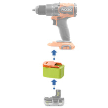 Lade das Bild in den Galerie-Viewer, Ryobi 18V auf RIDGID 18V Batterieadapter