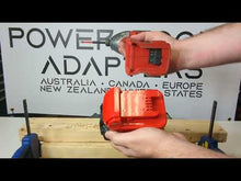 Laden und Abspielen von Videos im Galerie-Viewer, Porter Cable 20V auf Milwaukee 18V Batterieadapter