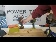 Laden und Abspielen von Videos im Galerie-Viewer, Ryobi 18V auf RIDGID 18V Batterieadapter