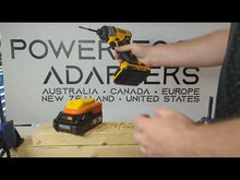 Laden und Abspielen von Videos im Galerie-Viewer, RIDGID 18V auf DeWalt 20V Batterieadapter (ABS)