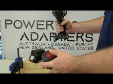 Laden und Abspielen von Videos im Galerie-Viewer, Makita 18V auf CAT 18V Batterieadapter