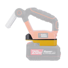 Lade das Bild in den Galerie-Viewer, Bauer 20V auf Black and Decker 20V Batterieadapter