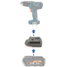 Lade das Bild in den Galerie-Viewer, AEG 18V to Bosch 18V (Blue) Battery Adapter
