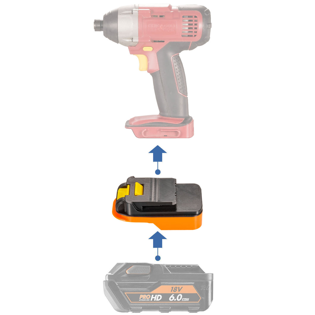 AEG 18V auf Chicago Electric 18V Batterieadapter