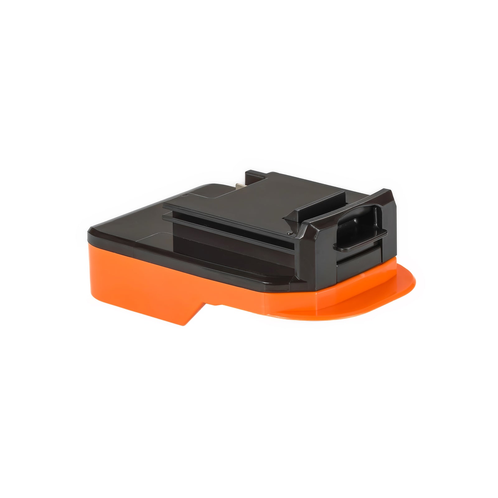 AEG 18V to Porter Cable 18V Ni-Cd battery adapter - battery-side connection with twin rails and the terminal port
