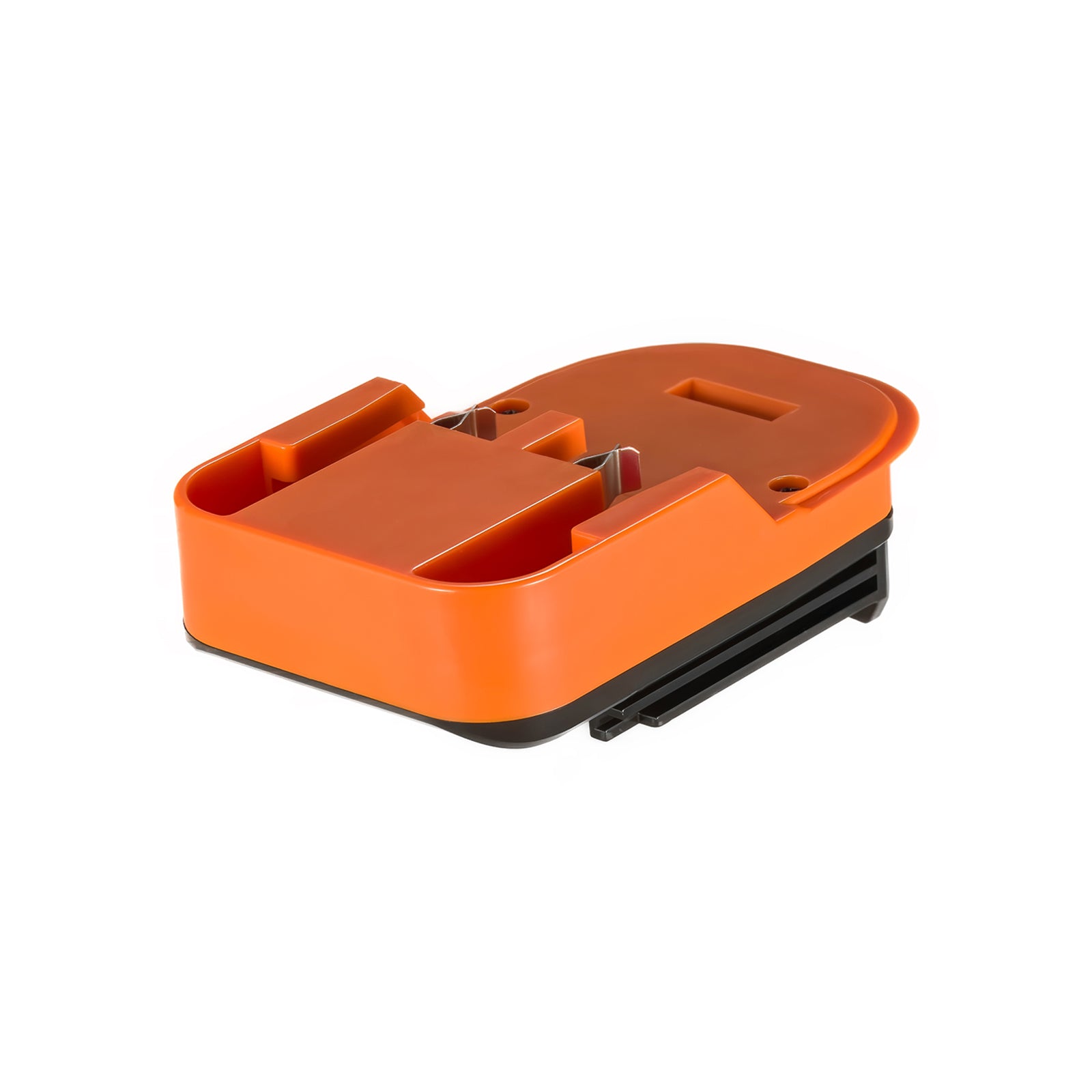 AEG 18V to Porter Cable 18V Ni-Cd battery adapter - Porter Cable tool-side connection, twin spring terminals, latch slot