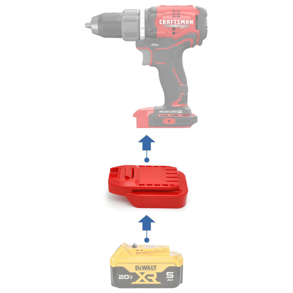 DeWalt 20V MAX auf Craftsman 20V Akkuadapter
