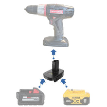 Lade das Bild in den Galerie-Viewer, Milwaukee 18V to Craftsman 19.2V Battery Adapter
