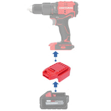 Lade das Bild in den Galerie-Viewer, Milwaukee 18V to Craftsman 20V Battery Adapter
