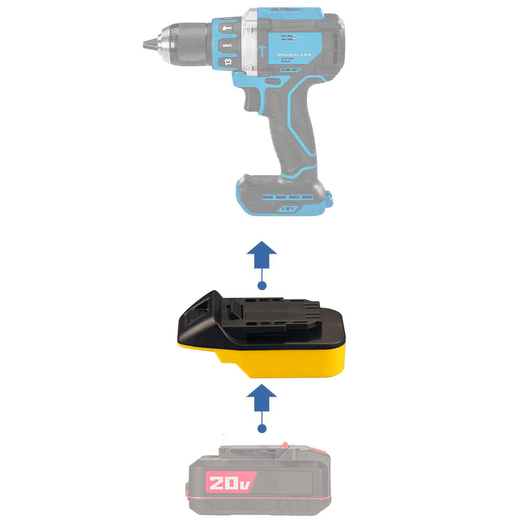Bauer 20V auf Hercules 20V Akkuadapter
