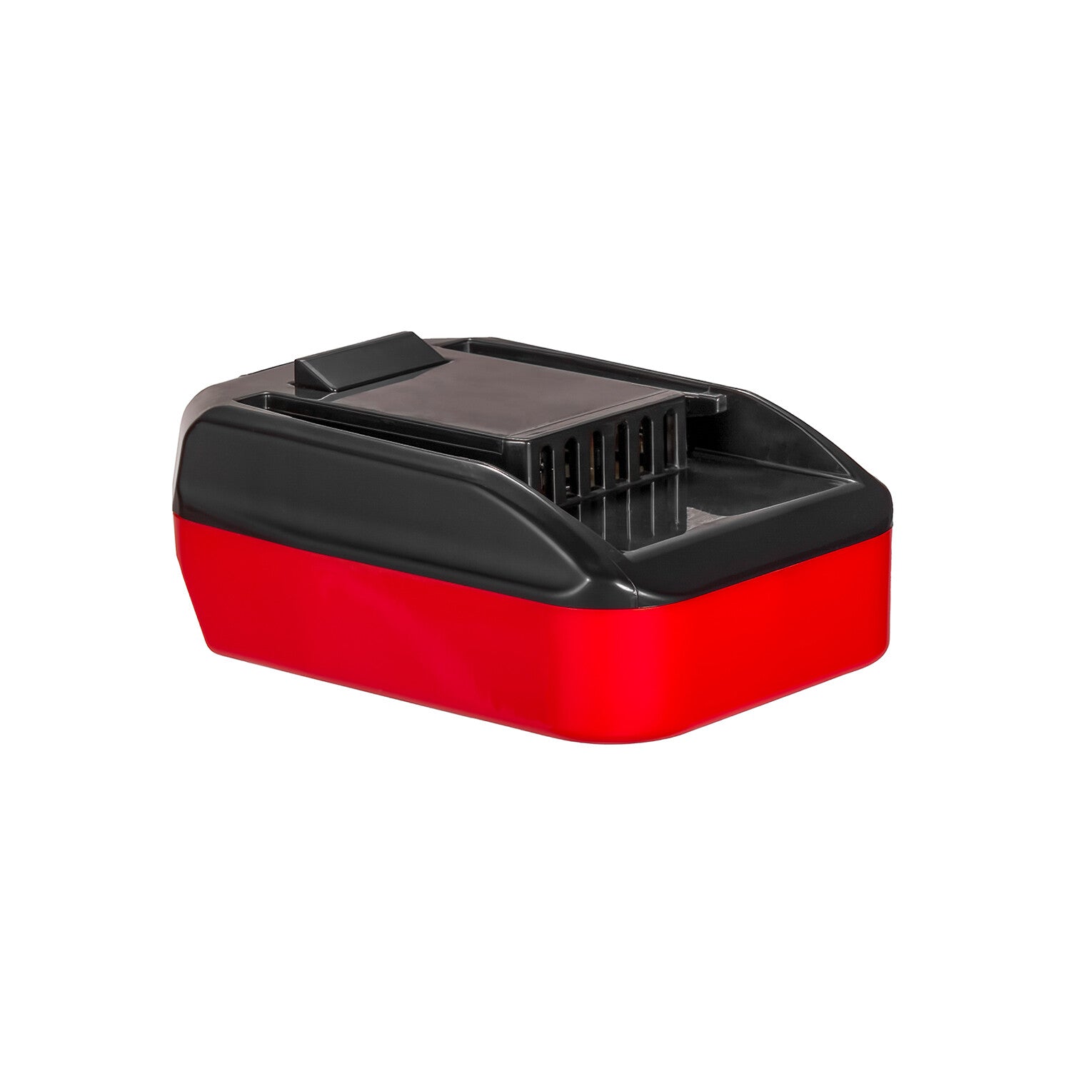 Black and Decker 20V to WORX 20V PowerShare (Orange) battery adapter - tool-side connection with its terminal slots