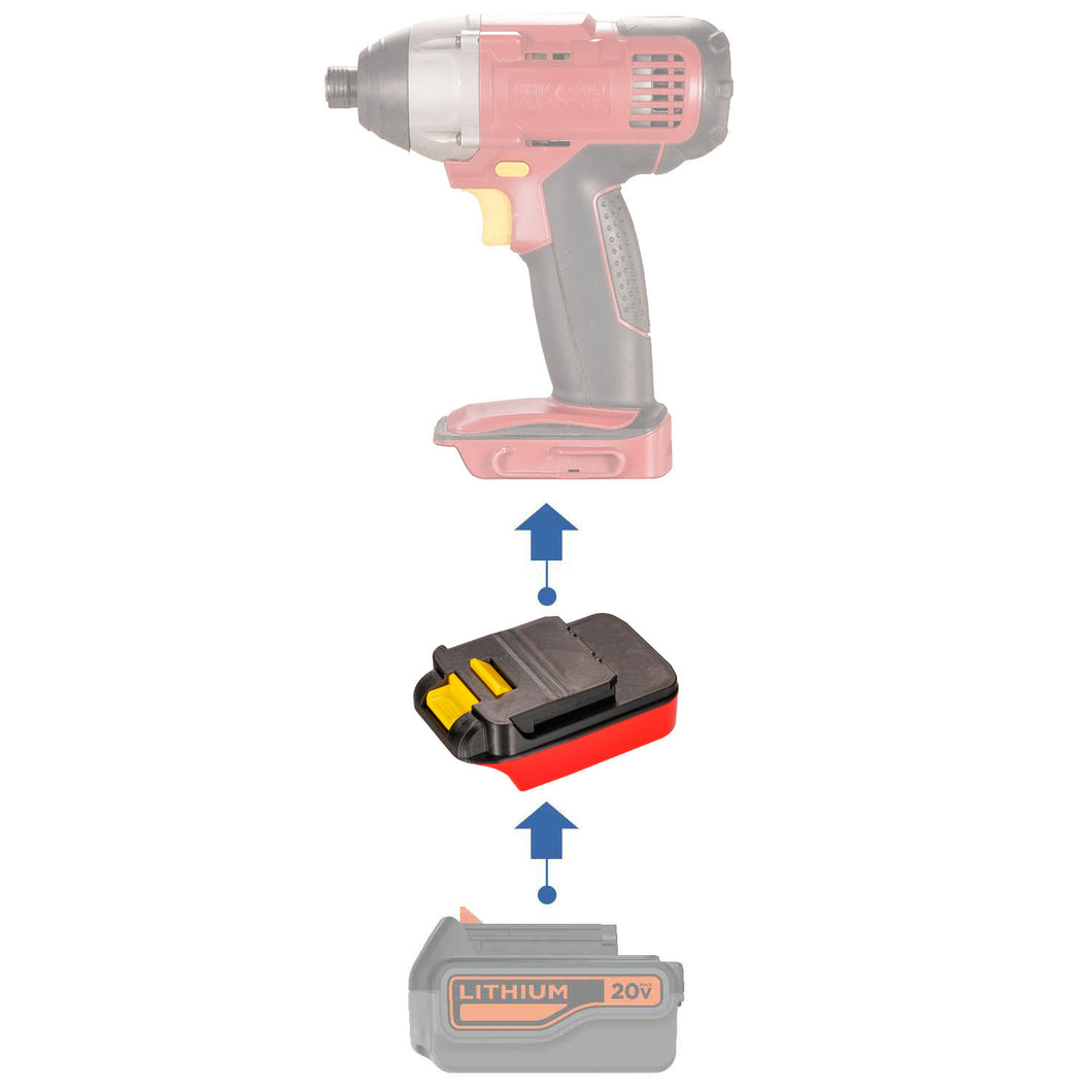 Black and Decker 20V auf Chicago Electric 18V Batterieadapter