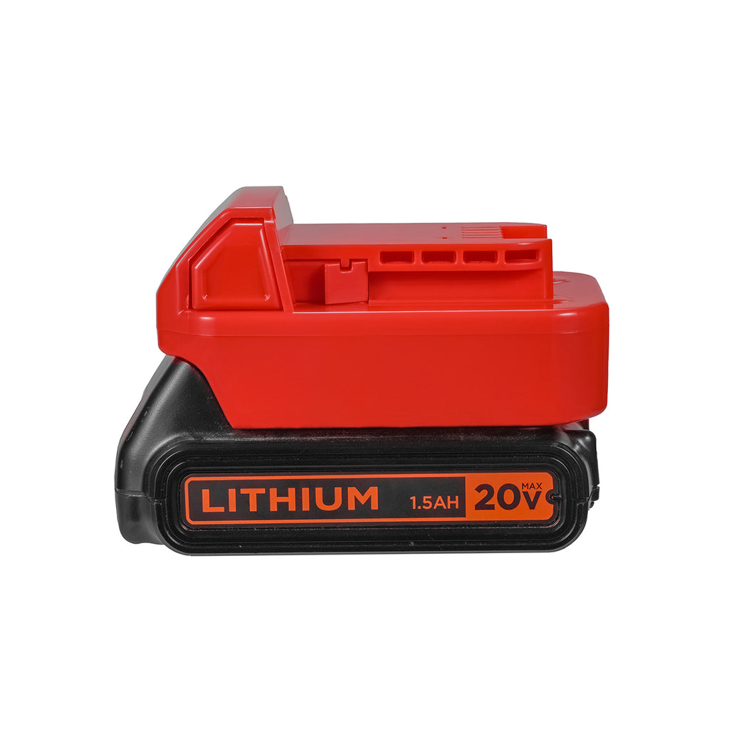 Black and Decker 20V auf Milwaukee M18 Akkuadapter