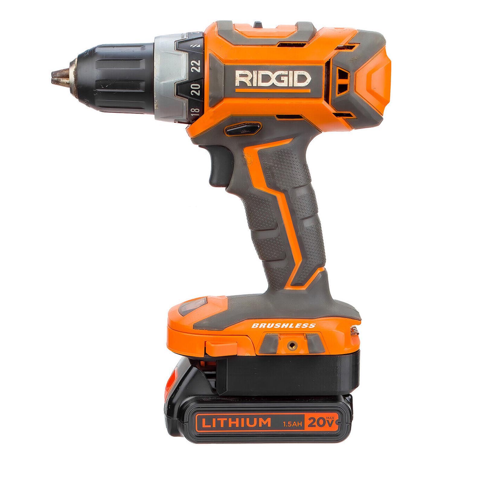 Black and Decker 20V auf RIDGID 18V Batterieadapter