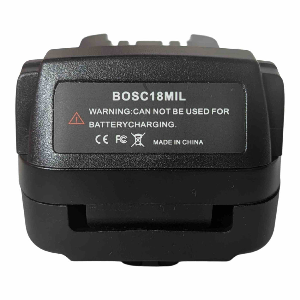 Bosch (Grün) 18V auf Milwaukee 18V Batterieadapter