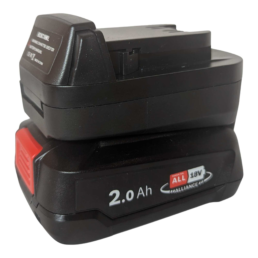 Bosch (Grün) 18V auf Milwaukee 18V Batterieadapter