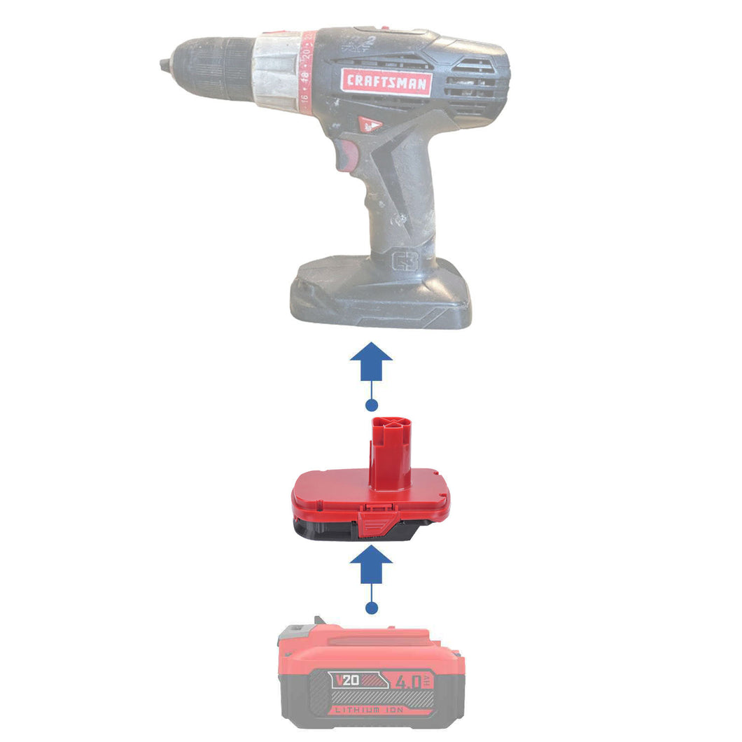 Craftsman 20V zu Craftsman 19,2V Batterieadapter