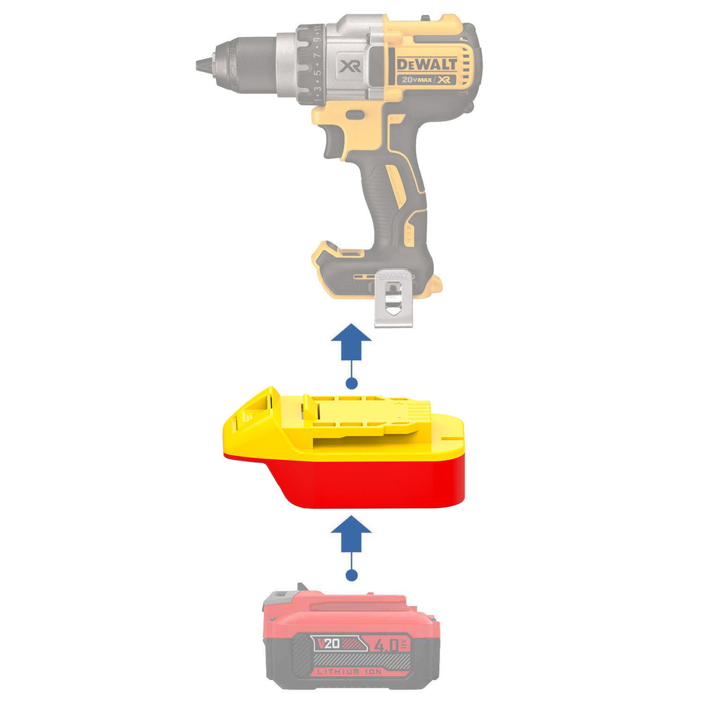 Craftsman 20V auf DeWalt 20V MAX Akkuadapter