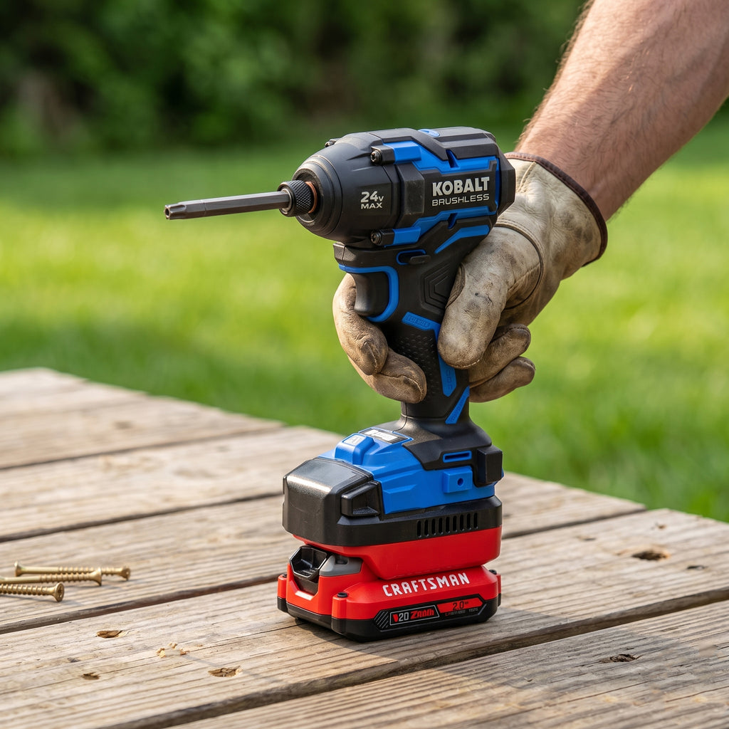 Craftsman 20V auf Kobalt 24V Akkuadapter