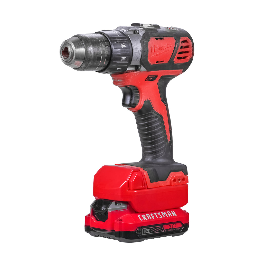 Craftsman 20V auf Milwaukee M18 Akkuadapter