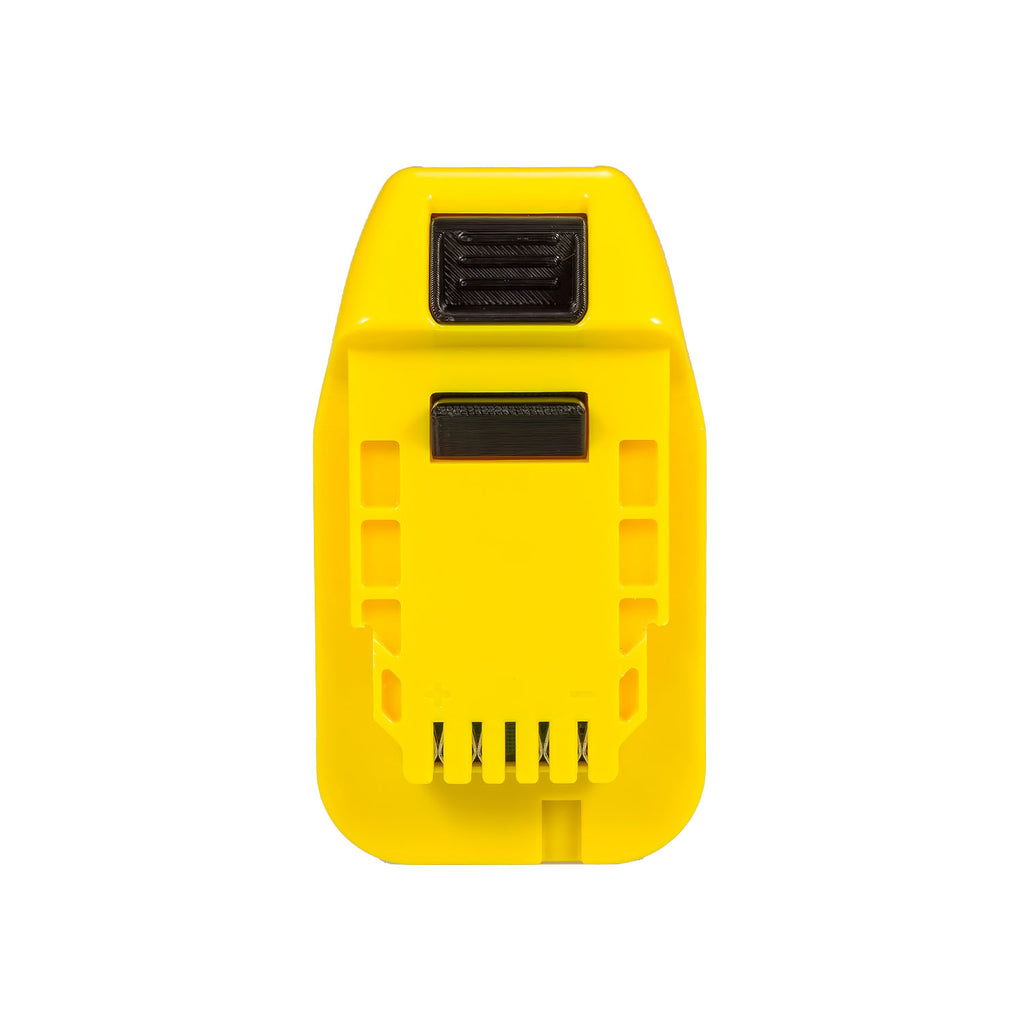 Craftsman 20V to Hercules 20V battery adapter - Hercules tool-side connection, release button above the terminal block