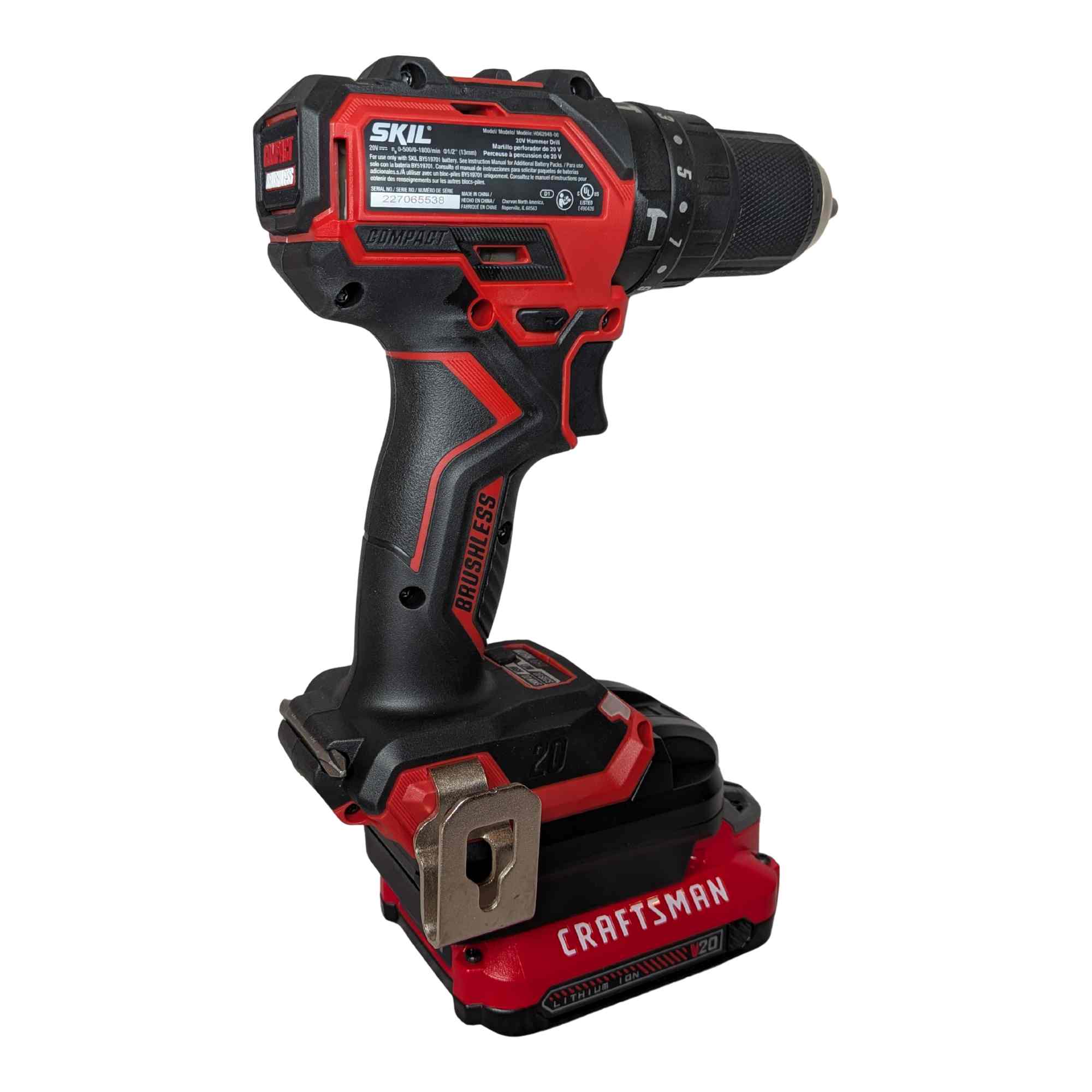 Craftsman 20V auf SKIL 20V PWR CORE Akkuadapter