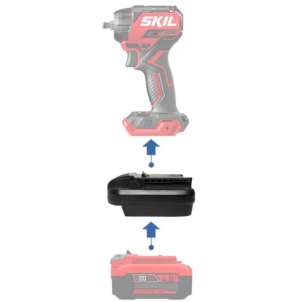 Craftsman 20V auf SKIL 20V PWR CORE Akkuadapter
