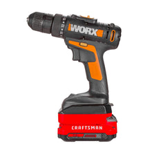 Lade das Bild in den Galerie-Viewer, Craftsman 20V zu WORX 20V PowerShare (Orange) Batterieadapter
