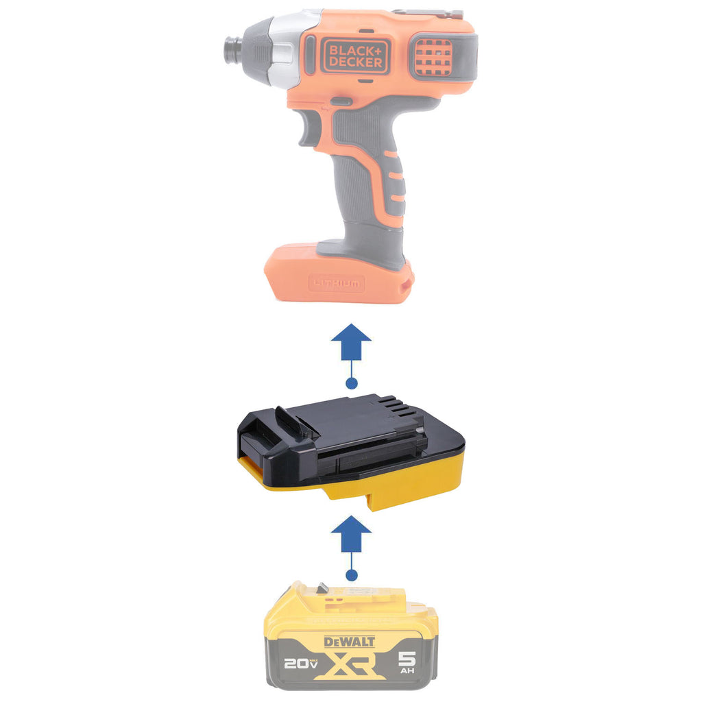 DeWalt 20V MAX auf Black and Decker 20V Akkuadapter