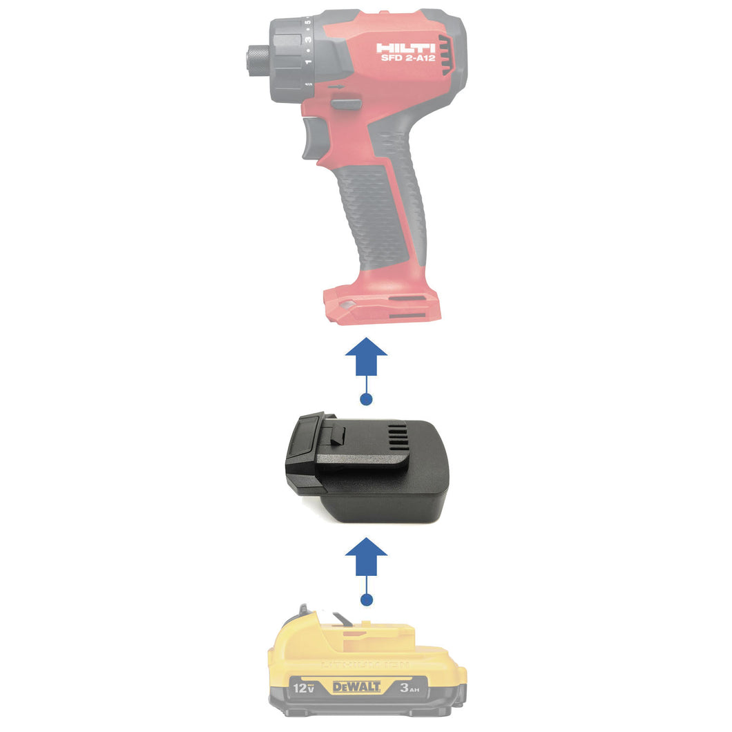 DeWalt 12V to Hilti 12V Battery Adapter