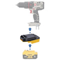 DeWalt 20V MAX auf Porter Cable 20V Akkuadapter
