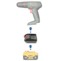 DeWalt 20V MAX auf Bosch 18V PBA (Grün) Akkuadapter