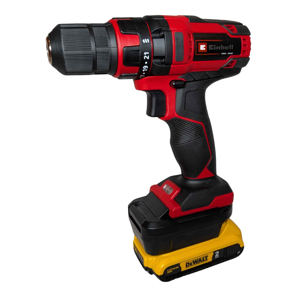 DeWalt 20V auf Einhell PXC 18V Batterieadapter