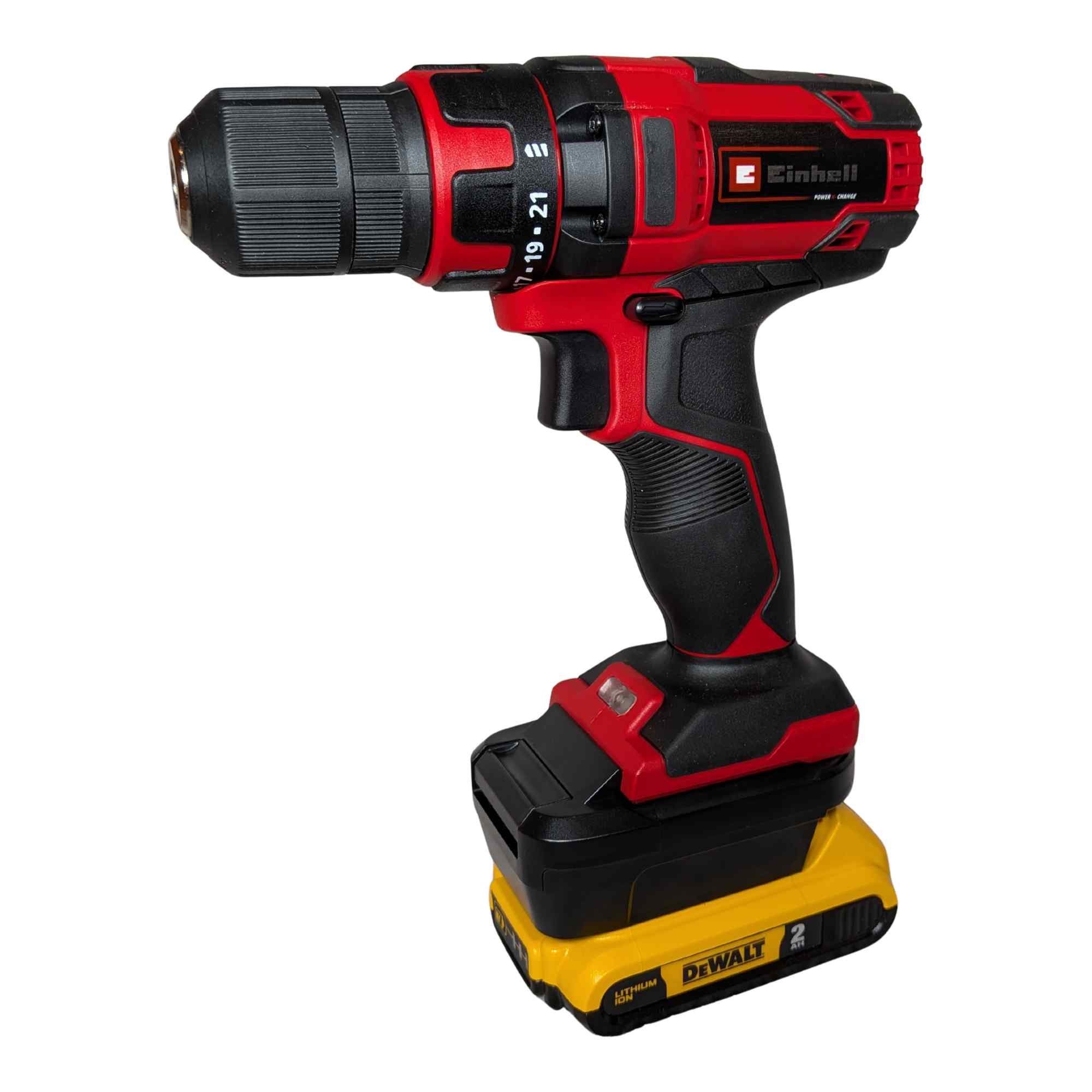 DeWalt 20V auf Einhell PXC 18V Batterieadapter