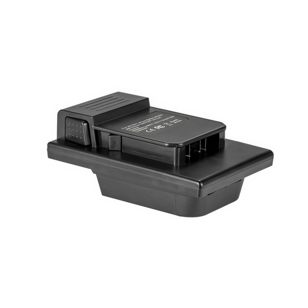 DeWalt 20V MAX to Hoover 20V ONEPWR battery adapter - Hoover ONEPWR tool-side connection, three upright terminal pins