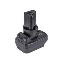 Lade das Bild in den Galerie-Viewer, DeWalt 20V to Makita 10.8V CXT (Post Style) Battery Adapter
